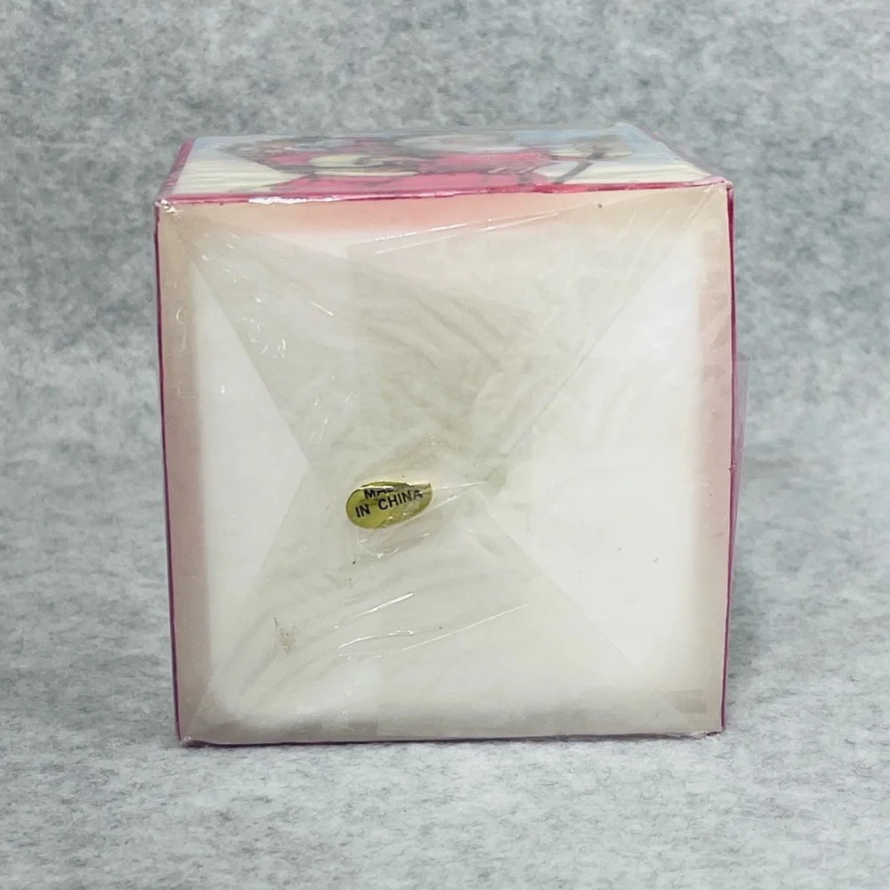 Vintage Donna Race Candle Cube Santa Father Christmas 3.25” Square Holiday Decor
